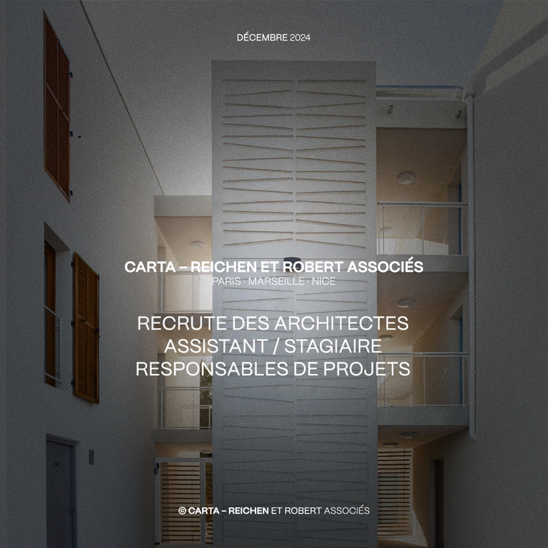 Carta - Reichen et Robert Associates - Nous recrutons des Assistants Responsables de Projets !
