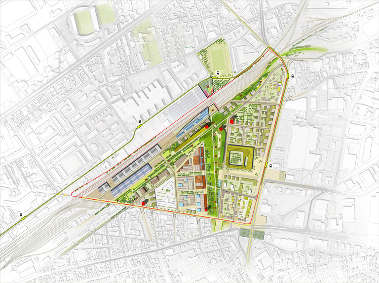 Carta - Reichen et Robert Associates - The firm has won the contract for the project to develop the Saint-Jean district in Clermont-Ferrand.